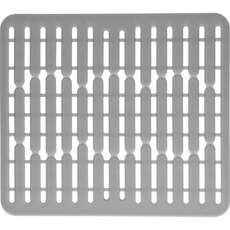 tapis d'évier multifonctions en pliables et antidérapants isolation thermique séchage vaisselle résistants chaleur pour éviers Silicone (1/5)