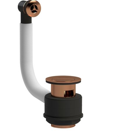 Basin Waste With Brass Overflow