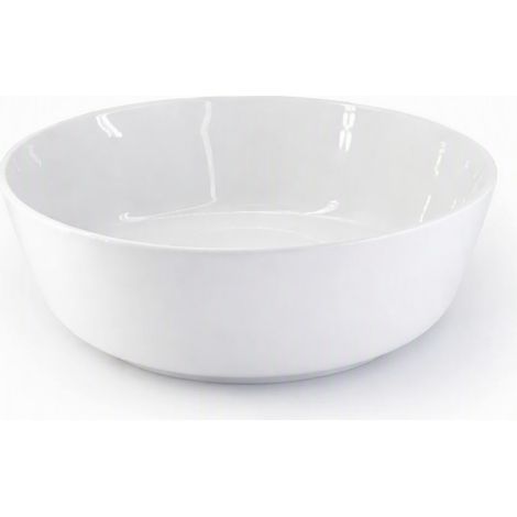 Joli bol de service en porcelaine blanche Nord Duka, 28 cm (1/4)