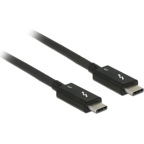 DeLOCK 84844 cavo USB 0,5 m USB 3.2 Gen 2 (3.1 Gen 2) USB C Nero
