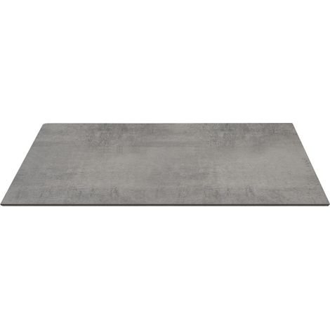 Piano Quadrato per Tavolo in HPL Cemento 10 mm Dimensione Tavoli: 60 x 60