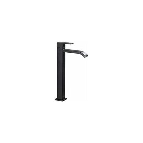 Robinet Lavabo Noir, Haut Mitigeur Vasque à Poser Salle de Bain, Chaude et Froide Réglable de Mitigeur Lavabo (1/5)