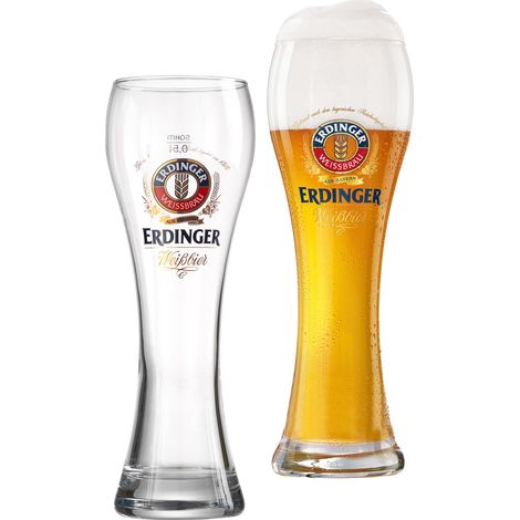 Erdinger - Lot de 2 verres à bière 0,5 L - Ritzenhoff & Breker