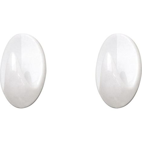Colgador Oryx  Blanco Grande (Blister  2 Unidades) Adhesivo