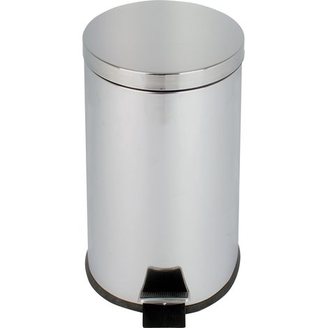 JVD - Collecteur à pédale 20L Inox miroir - Matériel professionnel (1/3)
