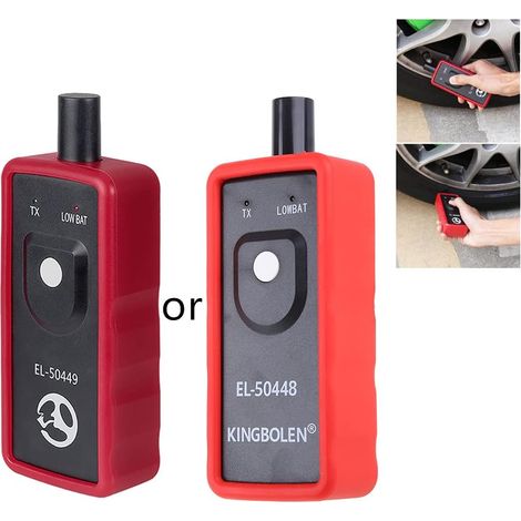 Outil de réinitialisation du capteur de pression des pneus TPMS pour véhicule Réapprendre les accessoires automobiles Moniteur de pression Réinitialisation du capteur (1/4)