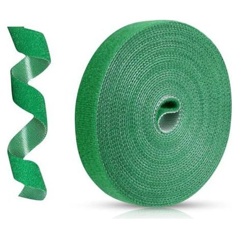 Attaches de Jardin pour Plantes, 10M Attache Plante Grimpante, 15MM Liens de Plantes Bande Fixation Réutilisable,Sangles Fixation (1/5)