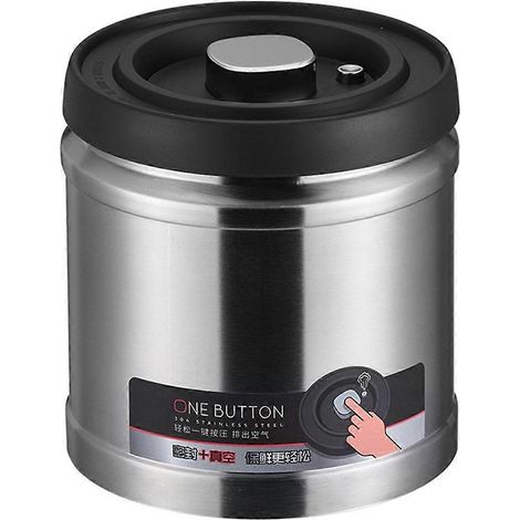 Réservoir de stockage de céréales, boîte de rangement en acier inoxydable étanche à l'humidité, 1600 ml (voir photo) (1/5)