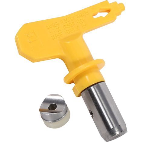 Ugello reversibile in acciaio al tungsteno per pistola a spruzzo airless, accessorio utile per casa e giardino 517. (1/5)