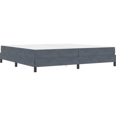 Maison Exclusive - Cama tipo Box Spring con colchón Gris oscuro 2 (1/5)