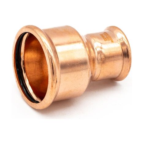 PrimaPress Copper Pressfit Coupler 54x35mm - Flameless Fit (1/2)