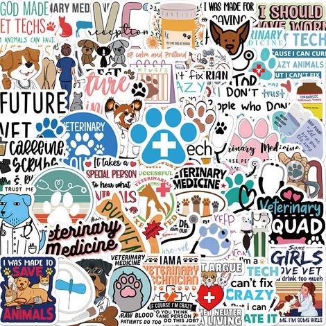 Cartoon Veterinarian Graffiti Sticker Personality Decoration (1/5)
