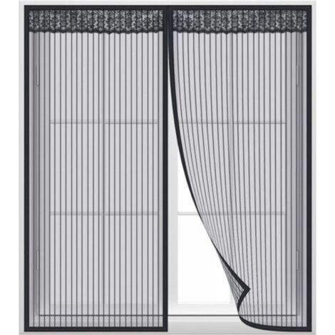 Magnetic Window Screen 120 x 100 cm, Magnetic Self-Adhesive Mesh, Easy Installation for Most Windows (1/5)
