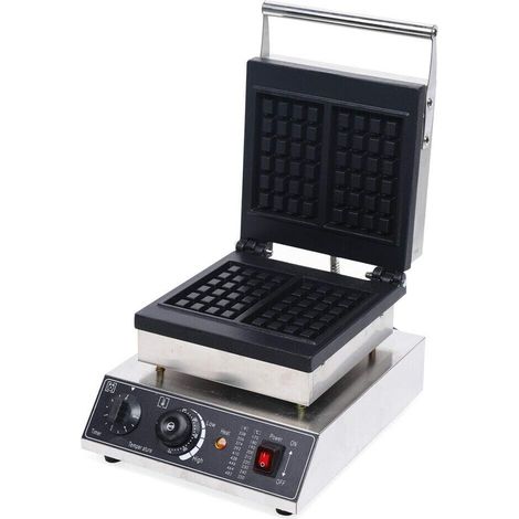 Waffeleisen Belgische Waffeln Waffelautomat Waffelgerät Edelstahl Elektrischer Waffelmaker Waffle Maker Waffelmaschine Antihaftbeschichtete 1500W