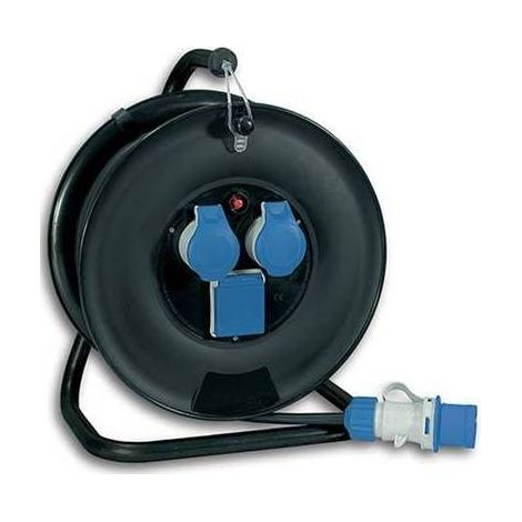 Enrollador industrial azul IP44 FME