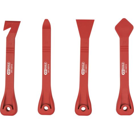 KS Tools Kunststoffkeil- und Glasschaber-Satz, 4-tlg - 911.8210 (1/3)