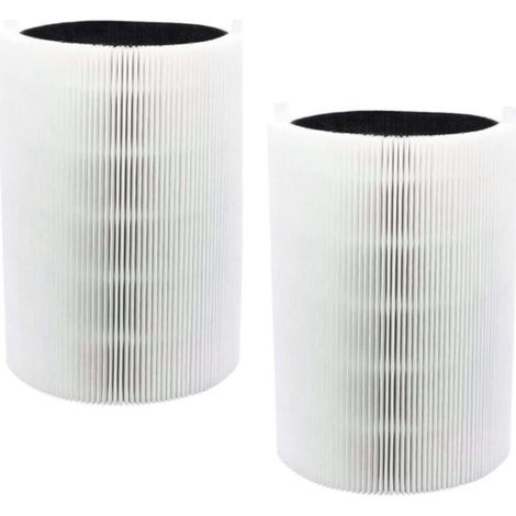 Zwei Ersatzfilter für Blueair Blue Pure 411, 411+ und Mini Luftreiniger: HEPA- und Aktivkohle-Verbundfilter.