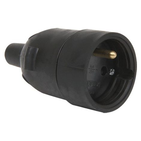 Ficha elettrica in gomma femmina 16 A - 2 P + T 250 Vip 44 Nf