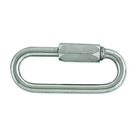 Maillon Jonction Zing 5mm Connexion Chaîne Rapide Galvanisée - Chapuis (1/2)