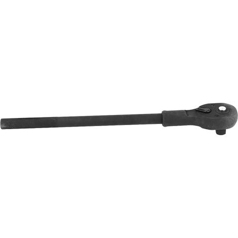 Clé à cliquet réversible à tête carrée 3/4 pouce, robuste et allongée, outil de réparation automobile, douille rapide, manche moyen, usage professionnel. (1/5)