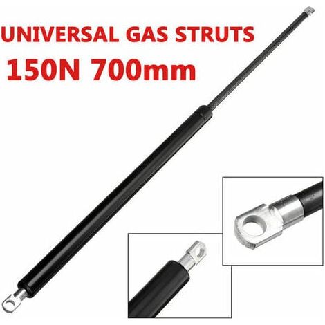 pieza 150N 700 mm soporte de elevación resorte amortiguador puntales de gas para coche modelo de coche universal (1/5)