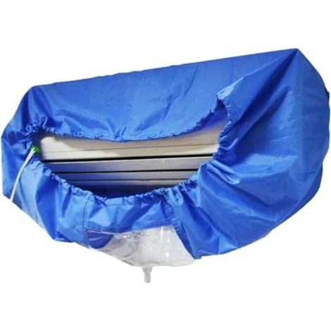 Housse de lavage bleue pour climatiseur de 1 à 1,5 P, sac de nettoyage pour climatiseur (1/5)