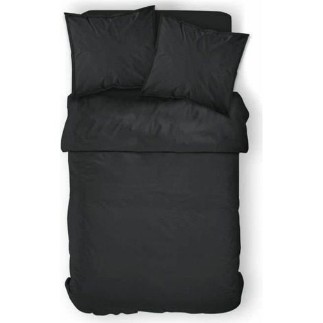 Housse de couette Privacy coton 57 fils 240x220 TODAY Reglisse (1/4)