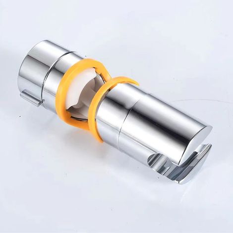 Sollbry Verstellbarer Duschkopf für Gleitstange, Universal-Duschhalterung 18–25 mm, Führungsbügel, 360° drehbare Halterung für Brausen, 11,844 cm (1/5)