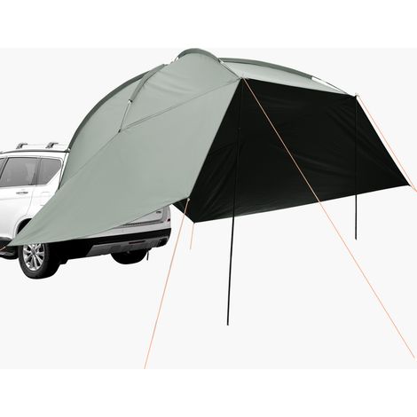 Mophorn Fahrzeugmarkise, 10' x 7' Schatten spendende Seitenmarkise fürs Auto, PU2000mm UV50+ mit erweiterten Seitendächern und tragbarer Aufbewahrungstasche, geeignet für LKW, SUV, Van, Wohnmobile