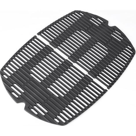 45.2 x 32cm Grille Cuisson 7646 pour modèles de Gril Weber Q300 Q320 Q3000 Q3200, Pièces de Rechange pour Gril à Gaz en Fonte Grill Grid pour Série Weber Q300, 586002 57060001 404341