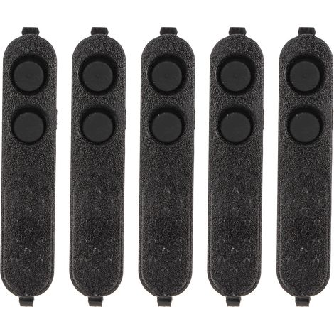 Lot de 5 verrous PTT en caoutchouc compatibles avec les talkies-walkies Motorola XIR P3688 DEP450 DP1400 (1/4)