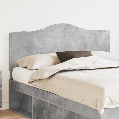 Kopfteil Beton Grau Holzwerkstoff