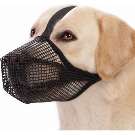 Soft PVC mesh, safe and breathable, prevents pets from barking, swallowing crumbs, and biting strangers (XL) YMYNY (1/4)