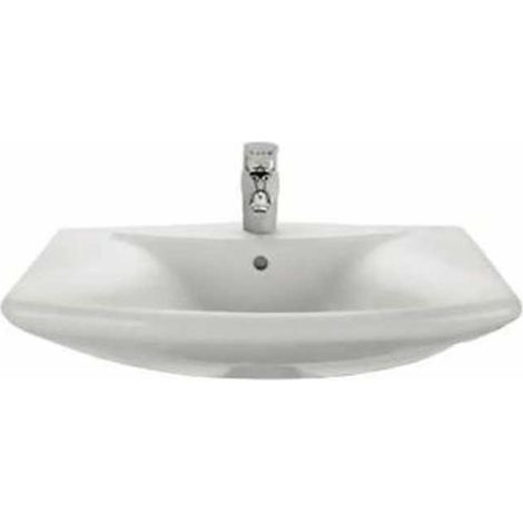 Lavabo Sospeso Roca SIDNEY 62X50 cm - Ceramica Bianco Lucido (1/2)