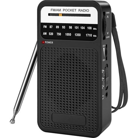 Geeignet für AM/FM-Taschenradios und Transistorradios mit Lautsprecher- und Kopfhöreranschluss, sowohl für den Innen- als auch für den Außenbereich.