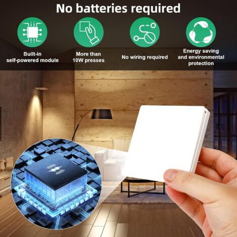 Kit interrupteur sans fil 10 A 240 V – Télécommande RF433 – Portée jusqu'à 580 m – Montage mural ou au sol – Étanchéité IP56 – Batterie 10 A (1/3)