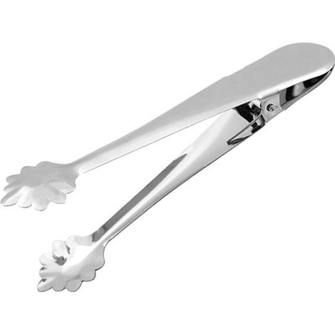 PINZA HIELO INOX - 18 CM
