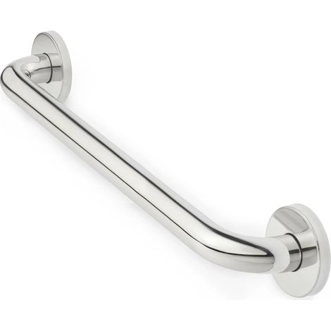 Corrimano di sicurezza in acciaio inox spazzolato da 30 cm (1/3)