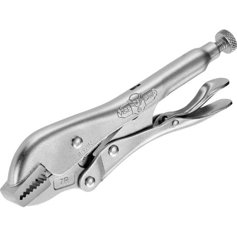 Heavy-Duty Straight-Jaw Locking Pliers (Vise-Grip) with 175mm Length, 38mm Clamping Capacity, Durable Dented Jaw Mors
