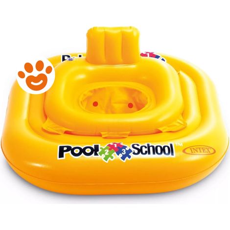 Intex Pool School Deluxe Gonfiabile per Bambini giallo 79 x 79 cm