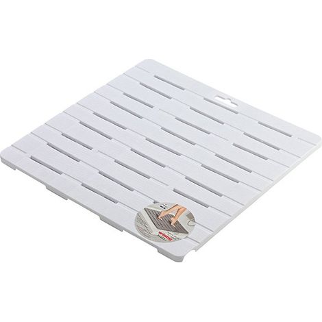 Pedana doccia rigida 55x55 cm bianca in plastica PP linea Winny Feridras