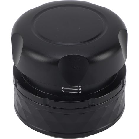 Tamper per Caffè 58mm – Acciaio Inox con Base Zigrinata e Molla Integrata – Design Ergonomico e Robusto – Ideale per Baristi, Casa e Ufficio (1/5)