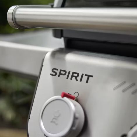 Barbecue à gaz Spirit E-410 + Set d'accessoires clipsables Weber Works + Kit de préparation et de service - Weber