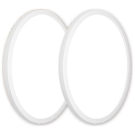 2 lampes de Plafonnier LED Ensemble de ,salle de bain 23 W lumière blanche maintenant ,plafonnier ultra fin étanche protection des yeux ,facile à installer, adapté au salon et à la chambre (1/5)