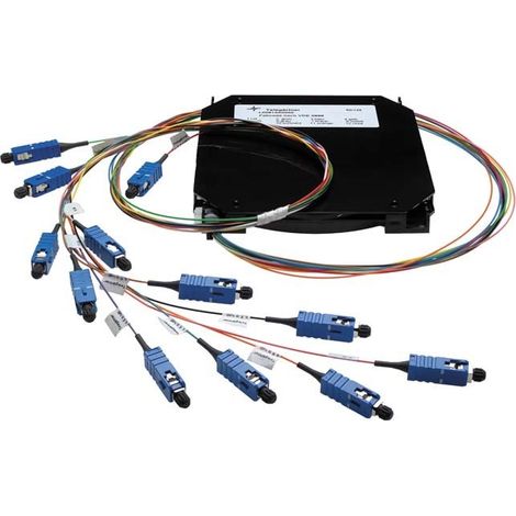 Telegärtner LWL Spleiß-Set 12xSC 9/125 OS2 TN-SS-12SC-E9-OS2