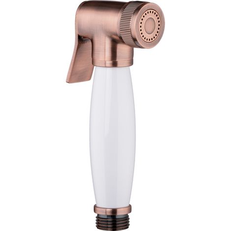 PaulGurkes Kupfer Bidet Spraybrause Nostalgie retro Rote Bronze Keramik (1/3)