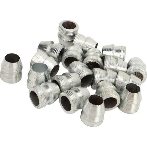 20 coins de sécurité ronds pour manche de hache, en acier, pour marteau, hache, masse, manche de 16 mm (1/5)