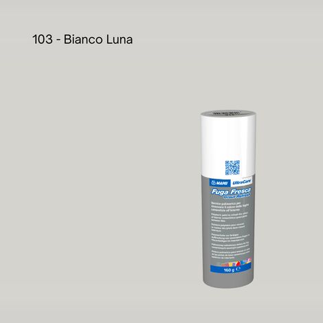 Rinnovo fughe sbiadite ripristinare pavimento ultracare fuga fresca 160 gr colore- bianco luna - 103 - confezione 1