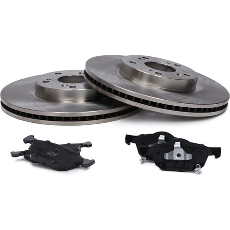 JUEGO DE DISCOS Y PASTILLAS DE FRENO DELANTERO HONDA CIVIC IX, CIVIC X (1/5)