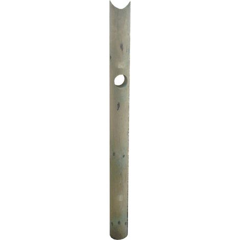 Pali in legno impregnato con foro e incavo 10 pezzi diametro 12 cm lunghezza 150 cm per recinzioni - Esterni da Vivere (1/2)